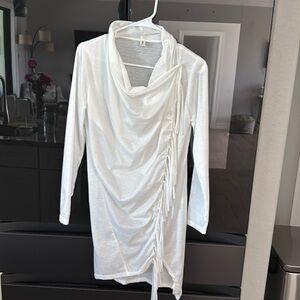 Adorable WHITE LONG TOP /SHORT DRESS!💘NWOT